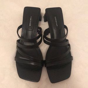 Topshop Black Sandals